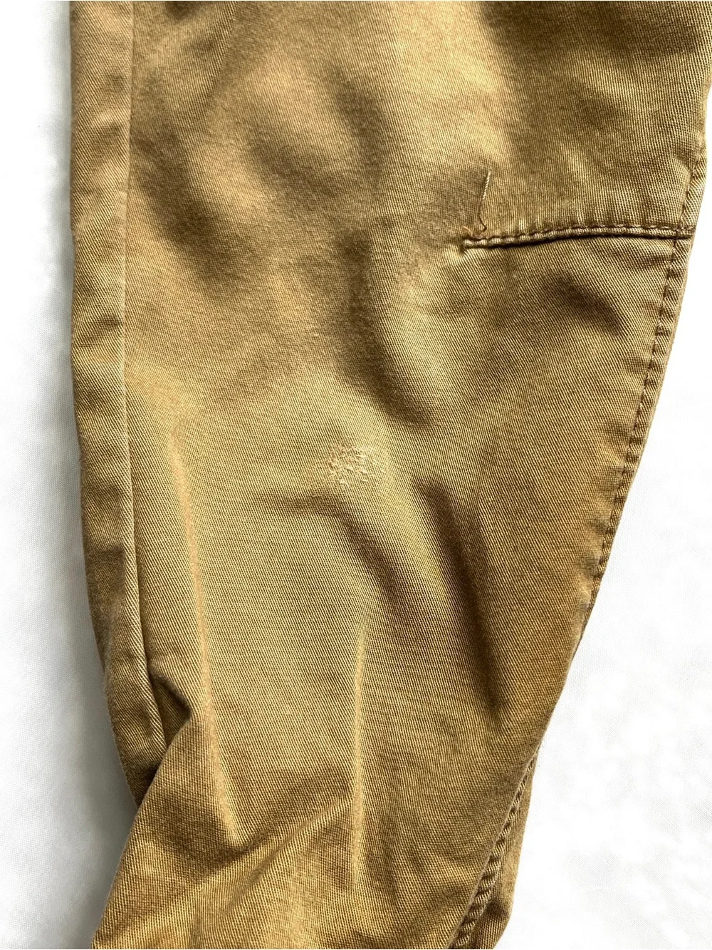 Children’s Place Plaid Button Down & Cat & Jack Khaki Jogger Set 12-18M